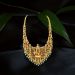 Aisshpra Temple Design Gold Necklace Set in 22 Kt Bridal Wedding Jewellery