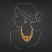 Aisshpra Temple Design Gold Necklace Set in 22 Kt Bridal Wedding Jewellery