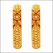 Aisshpra Antique Gold Bangles in 18 Kt Traditional Geru Design Jewellery for Women