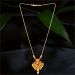 Aisshpra Gold Necklace in 18 Kt Classical Geru Design Traditional Wear Jewellery for Women