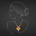 Aisshpra Gold Necklace in 18 Kt Classical Geru Design Traditional Wear Jewellery for Women