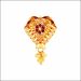 Aisshpra Gold Earrings in 18 Kt Traditional Geru Design Jewellery for Women