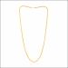 Aisshpra Machine made Gold Chain in 18 Kt Daily Wear Jewellery for All