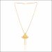 Aisshpra Lightweight Gold Necklace in 18 Kt Stylish Party Wear Jewellery for Women