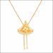 Aisshpra Lightweight Gold Necklace in 18 Kt Stylish Party Wear Jewellery for Women