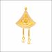 Aisshpra Lightweight Gold Earrings in 18 Kt Stylish Party Wear Jewellery for Women