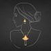 Aisshpra Lightweight Gold Necklace Set in 18 Kt Comes With a Pair of Matching Earrings