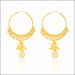 Aisshpra Gold Earrings in 18 Kt for Women Modern Design Party Wear Jewellery