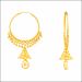 Aisshpra Gold Earrings in 18 Kt for Women Modern Design Party Wear Jewellery