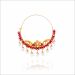 Aisshpra Signity Gold Nath in 18 Kt Stylish Traditional Wear Jewellery for Women