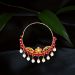 Aisshpra Signity Gold Nath in 18 Kt Stylish Traditional Wear Jewellery for Women
