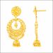 Aisshpra Gold Brij Bali Earrings in 18 Kt Stylish Party Wear Jewellery for Women