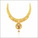 Aisshpra Meena Design Gold Short Necklace in 22 Kt Traditional Wear Jewellery for Women