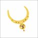 Aisshpra Meena Design Gold Short Necklace in 22 Kt Traditional Wear Jewellery for Women