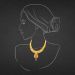Aisshpra Meena Design Gold Short Necklace in 22 Kt Traditional Wear Jewellery for Women