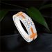 Aisshpra Pt 95 Square Platinum Diamond Band for Men Stylish Party-Wear Jewellery
