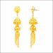 Aisshpra Gold Jhumka Earrings in 18 Kt Classic Party Wear Jewellery for Women