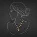 Aisshpra Gold Chain Set in 18 Kt Dreamy Unicorn Design Jewellery for Kids 