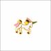 Aisshpra Gold Earrings in 18 Kt Dreamy Unicorn Design Jewellery for Kids 