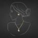 Aisshpra Gold Chain Set in 18 Kt Comes with a set of Matching Earrings 