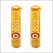 Aisshpra Gold Bangles in 18 Kt Classical Meena Design Wedding Jewellery for Women