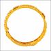 Aisshpra Gold Bangles in 18 Kt Classical Meena Design Wedding Jewellery for Women