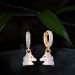 Aisshpra Signity Gold Drop Earrings in 18 Kt Casual Wear Jewellery for Kids & Teens