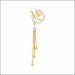 Aisshpra Signity Gold Earrings in 18 Kt Stylish Party Wear Jewellery for Women 