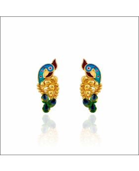 Cultural Grandeur Gold Earrings