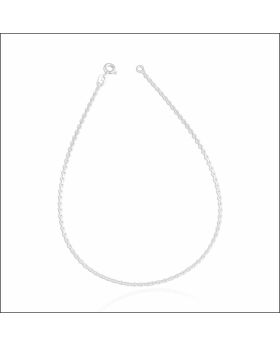 Refined Glow Silver Anklet