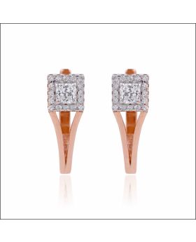 Chic Opulence Rose Gold Earrings