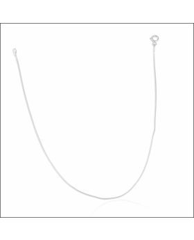 Subtle Radiance Silver Anklet