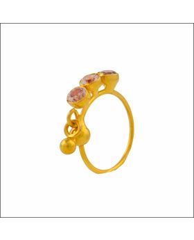 Captivating Charm Gold Nose Pin