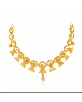 Cultural Opulence Gold Necklace 