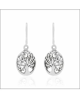 Artistic Filigree Sterling Silver Drops