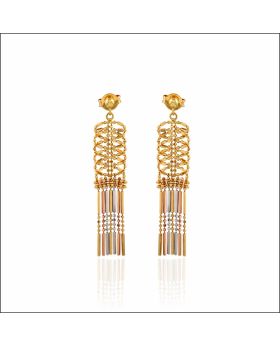 Elegant Dangling Italian-Style Drop Earrings