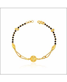 Graceful Dancing Charm Gold Bracelet