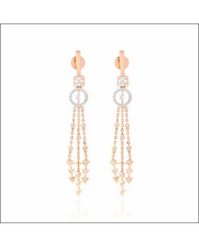 Dancing Sparkle Diamond Latkan Earrings