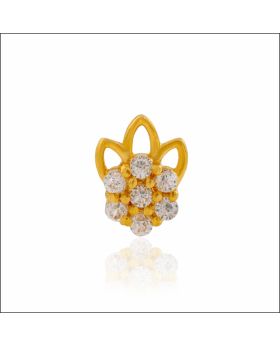 Dazzling Elegance Gold Nose Ring