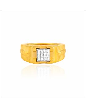 Glimmering Elegance Gold Ring