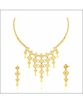 Magical Grace Gold Necklace Set