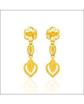 Modern Marvel Gold Earrings