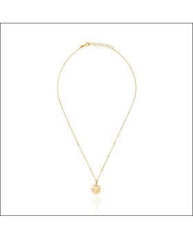 Floral Magnificence Rose Gold Chain