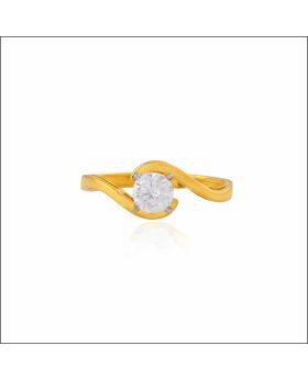 Gleaming Curves Gold Ring