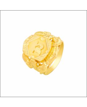 Royal Crest Gold Ring