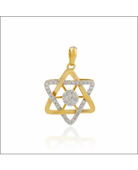 Starlit Beam Diamond Pendant