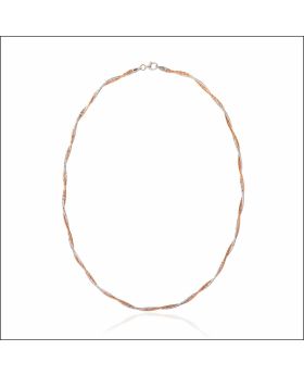 Twisted Tales Dual tone Gold Chain