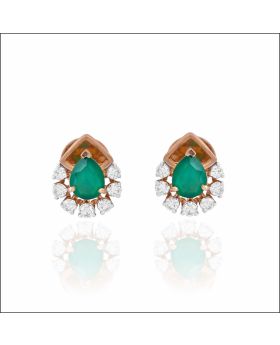Gleaming Aura Diamond Earrings