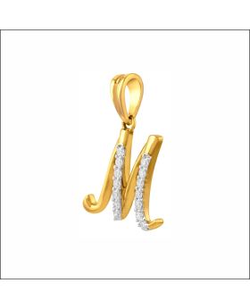 Magnificent Magic M Diamond Pendant