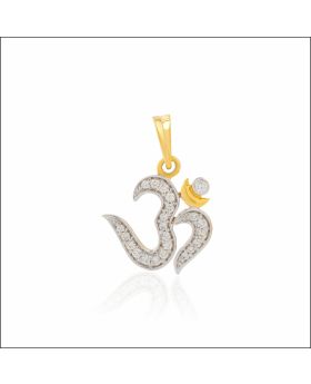 Sacred Serenity OM Diamond Pendant
